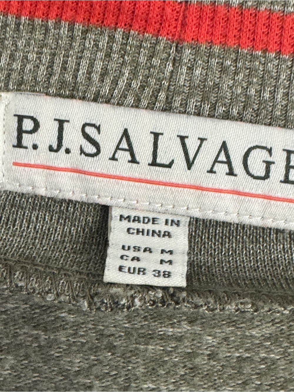 PJ Salvage Camo Button Front Cardigan with Red Trim Size Medium - Picture 9 of 9